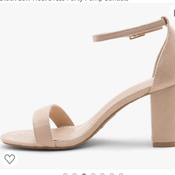 Shoe Land Madeline Women's Ankle Strap Heel - Picture 3 of 8